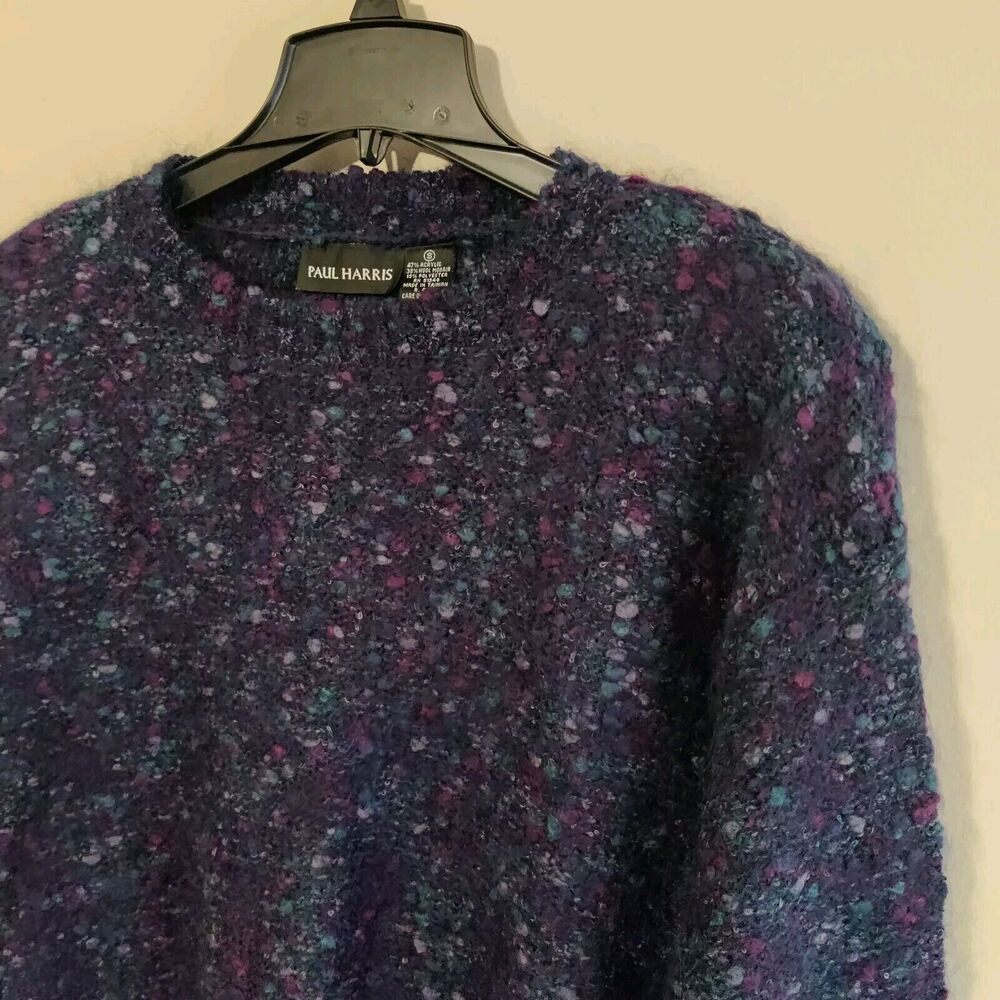 Vintage Paul Harris Mohair Wool Blend Sweater Womens‎ Size S ( Multicolor )